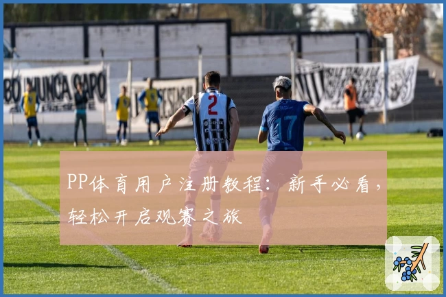 PP体育用户注册教程：新手必看，轻松开启观赛之旅